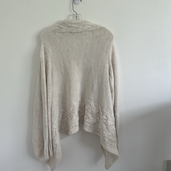 The Limited Oatmeal Drapey Cardigan Sweater Size M - Picture 3 of 3